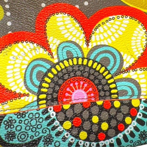 Vera Bradley ‘Flower Shower’ Tote Set + Rosy Orchid Pink Cosmetic Bag & Wallet - Picture 6 of 15